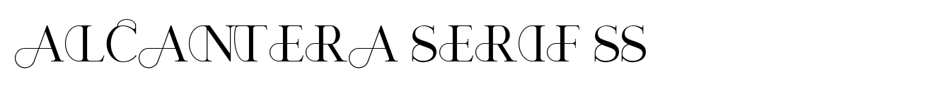 Alcantera Serif SS
